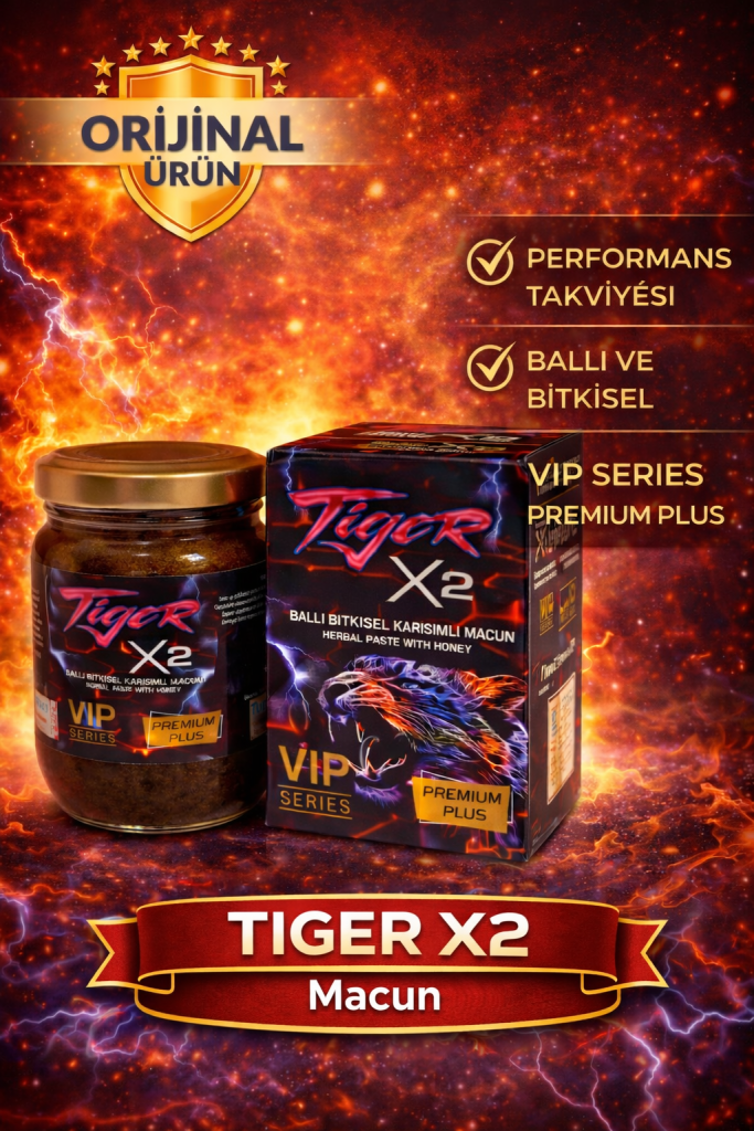Tiger X2 Bitkisel Karışımlı Macun 230 gr 3 Adet